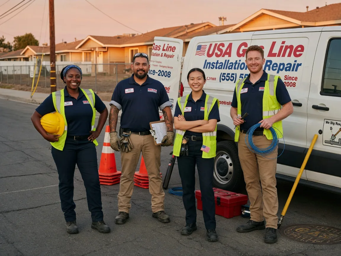 Gas Line Installation company in Adamsville, PA